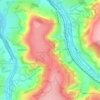 Rodborough Common topographic map, elevation, terrain
