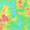 Agroal topographic map, elevation, terrain