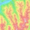 Anniviers topographic map, elevation, terrain