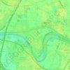 Ilvesheim topographic map, elevation, terrain