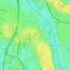Bleuets - Bordières - Buttes - Halage- Pinsons topographic map, elevation, terrain