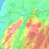 Town of Fishkill topographic map, elevation, terrain