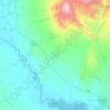 Kangarli District topographic map, elevation, terrain