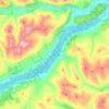 Loch Tay topographic map, elevation, terrain