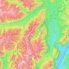 Noce topographic map, elevation, terrain
