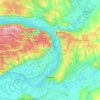 Самара topographic map, elevation, terrain