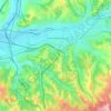 Brive-la-Gaillarde topographic map, elevation, terrain