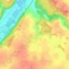 Soulaires topographic map, elevation, terrain