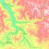 Ccarhuayo topographic map, elevation, terrain