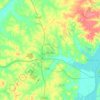 Camden topographic map, elevation, terrain