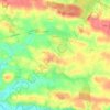 Coësmes topographic map, elevation, terrain