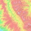 Yungay topographic map, elevation, terrain