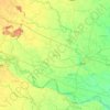 Basti topographic map, elevation, terrain