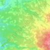 Sainte-Montaine topographic map, elevation, terrain