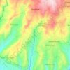 Tegalega topographic map, elevation, terrain