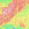 Naturpark Obere Donau topographic map, elevation, terrain