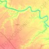 Baberu topographic map, elevation, terrain