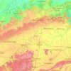 Satna topographic map, elevation, terrain