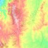 Flaxman Valley topographic map, elevation, terrain