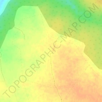 Paroda topographic map, elevation, terrain