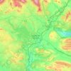 Aguilar de Campoo topographic map, elevation, terrain