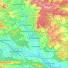 Scheinfeld topographic map, elevation, terrain