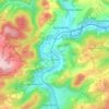 Ulmet topographic map, elevation, terrain