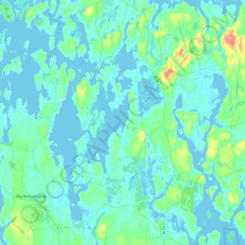 Finström topographic map, elevation, terrain