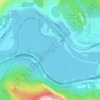 Lac des Arcs topographic map, elevation, terrain