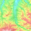 Zwickau topographic map, elevation, terrain