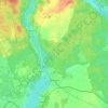 Alt Ruppin topographic map, elevation, terrain