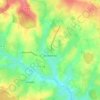 Vausseroux topographic map, elevation, terrain