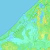 Carnikavas novads topographic map, elevation, terrain