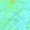 Devanahalli taluku topographic map, elevation, terrain