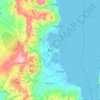 Bais topographic map, elevation, terrain