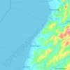 Patnongon topographic map, elevation, terrain