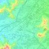 Talagante topographic map, elevation, terrain