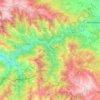 Boniyar topographic map, elevation, terrain