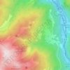 Pussy topographic map, elevation, terrain