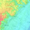 Toogane topographic map, elevation, terrain