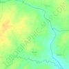 Barethi topographic map, elevation, terrain