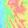 Huanuni topographic map, elevation, terrain