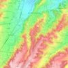 Monléon-Magnoac topographic map, elevation, terrain