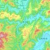 桑洲镇 topographic map, elevation, terrain