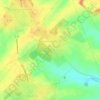 Gommecourt topographic map, elevation, terrain