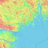 Nyköpings kommun topographic map, elevation, terrain
