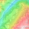 Grächen topographic map, elevation, terrain