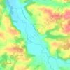 Eyres-Moncube topographic map, elevation, terrain