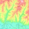 Santa Isabel do Ivaí topographic map, elevation, terrain