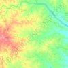 Rajnagar topographic map, elevation, terrain